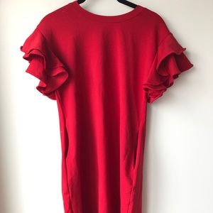 New soft red dress